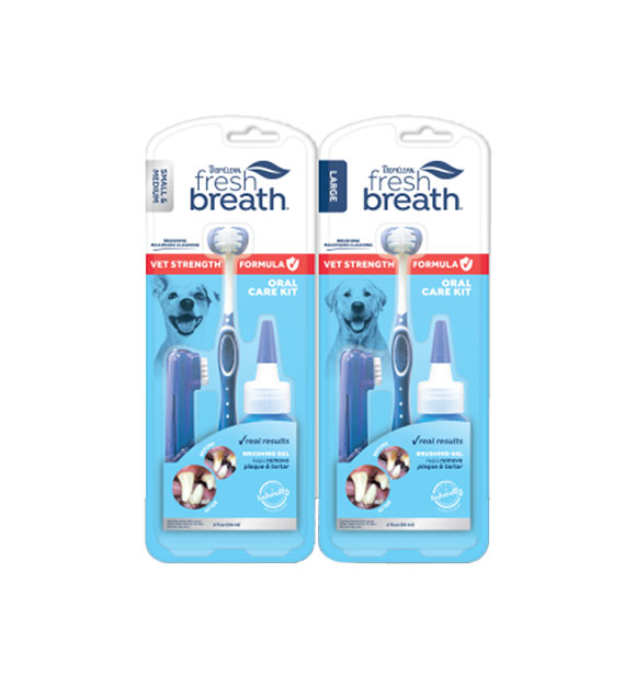 Tropiclean Freshbreath CERTIFIED WELLNESS COLLECTION  VET REOCMMENDED ORAL ORAL CARE KIT